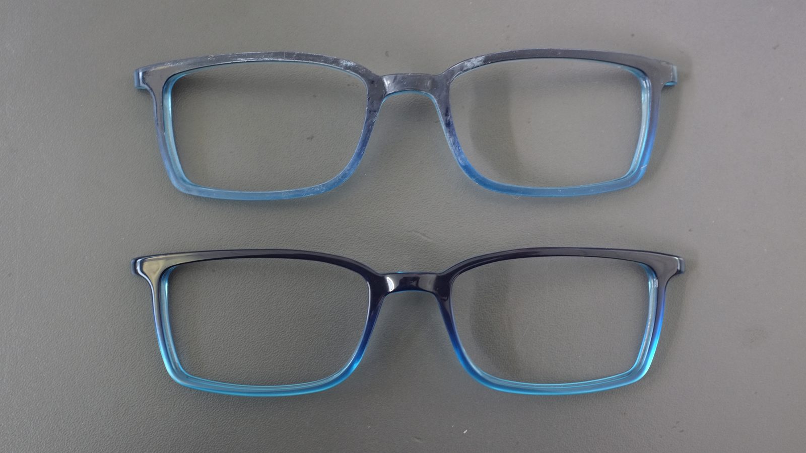 Cómo pulir monturas de gafas de plástico sin blanqueamiento, rayones ni deformación