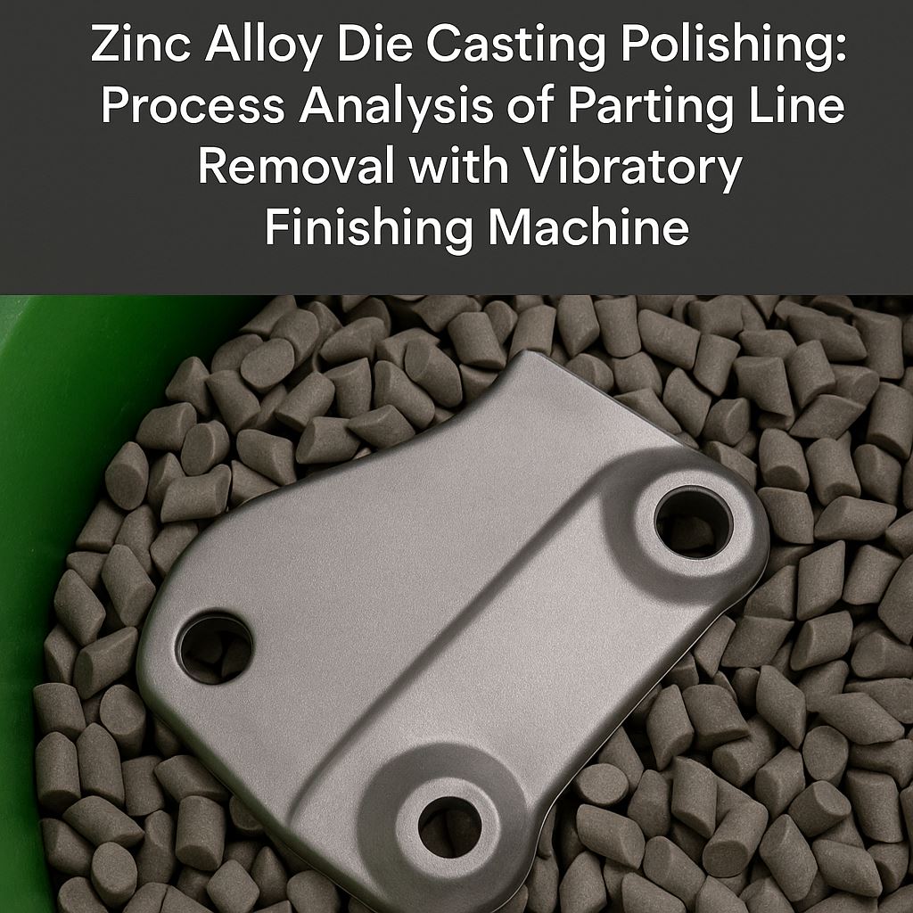 Pulido de fundición a presión de aleación de zinc: análisis del proceso de una máquina de acabado por vibración para la eliminación de líneas de troquelado